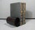 Mid-Century Modern Vintage Mid-Century Black Enameled Rolled Steel Bookend, England For Sale - Image 3 of 9