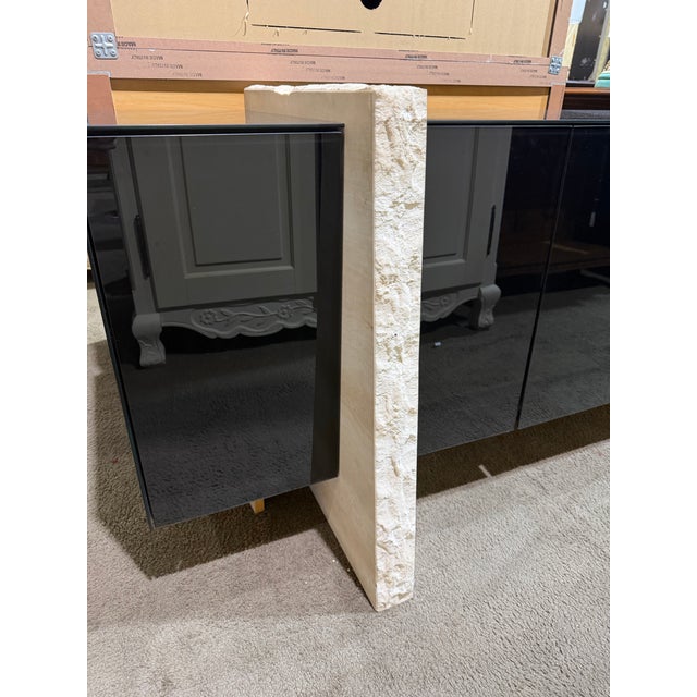 Brutalist Style Tesselated Stone Buffet For Sale - Image 4 of 6