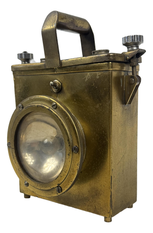 Vintage Bronze Naval Lantern, 1930s