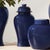 With a deep navy high gloss glaze, this lidded ginger jar is steeped in tradition. A perfect complement to the blue...