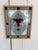 Art Nouveau Vintage Art Nouveau Style Framed Stained Glass Heart Window Panel For Sale - Image 3 of 3