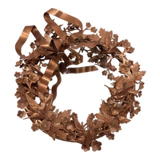 Dresden Petite Choses Hummingbird Bird Floral Ribbon Mirror For Sale