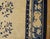 A Beige Field Adorned With Blue Floral Sprays and Central Medallion Antique Chinese Peking Rugug For Sale - Image 10 of 12