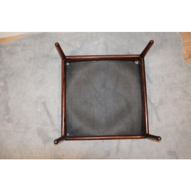 Kristian Vedel 1960s Danish Modern Attributed to Kristian Vedel "Modus" Leather Ottoman For Sale - Image 4 of 9