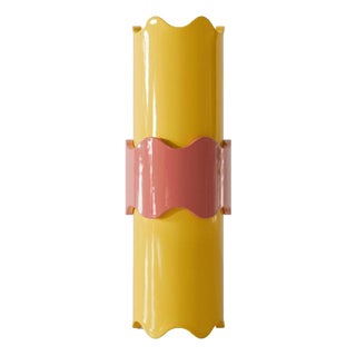 Malone Wall Light in Ceramic with Glossy Lacquered Finish by Popus Editions For Sale