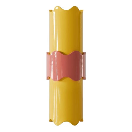 Malone Wall Light in Ceramic with Glossy Lacquered Finish by Popus Editions For Sale