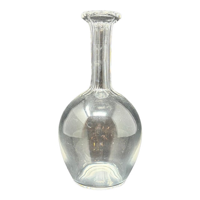 Early 20th Century Baccarat Rabelais Crystal Decanter, Small For Sale