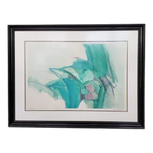 "Glass Dreams" 1/1 - Abstract Monotype by Mary Jane Schmidt