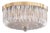 21st Century Murano Quadriedri Graniglia Flush Mount by Fabio LTD For Sale