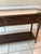 Brown Mid 20th Century Bloomingdale’s Louis XVI Style Marble Top Console Table Made in Italy For Sale - Image 8 of 14