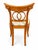 Italian 1920 Italian Fruit Wood Ladies Vanity Chair For Sale - Image 3 of 16