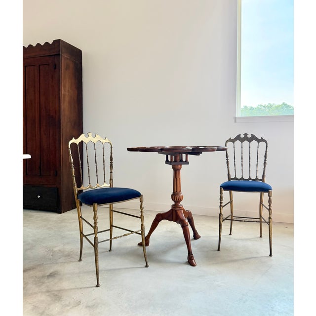 Brass Chiavari Chairs, Italy, 1960s, Fratelli Levaggi/Guiseppe Gaetano Descalzi For Sale - Image 6 of 17