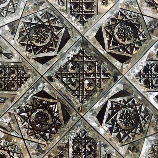 6” American Brilliant Period Cut Glass Low Bowl For Sale In Baltimore - Image 6 of 12