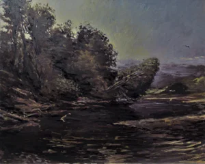 George Van Hook, Landscape with Lake