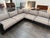 Gray Modernist Bespoke Sectional Sofa, Three Piece For Sale - Image 8 of 12