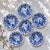 19th Century French Ironstone Plates with Vegetable Garden Decoration, 1930s, Set of 6 For Sale - Image 4 of 14