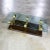 Wood Large Rectangular Glass Top Hollywood Regency Spanish Revival Coffee Table Style of Arturo Pani For Sale - Image 7 of 12