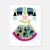 Contemporary Clara by Melvin G in White Frame, XS Art Print For Sale - Image 3 of 3