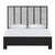 Liam Standard Bed Double - Black For Sale - Image 12 of 12