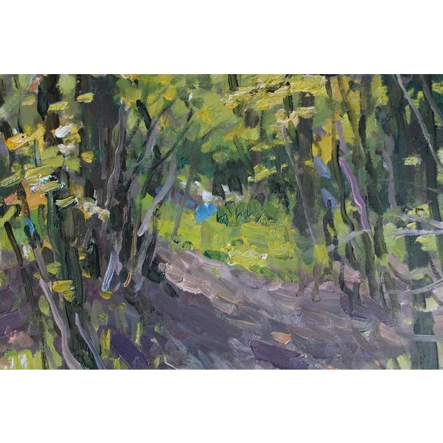 Edgars Vinters, Sunny Path, 1999, Oil on Board For Sale - Image 4 of 7
