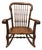 Early 20th Century Large Avian Themed Rocking Chair For Sale