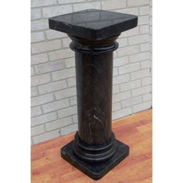 Marble Column Pedestal Stand Chairish