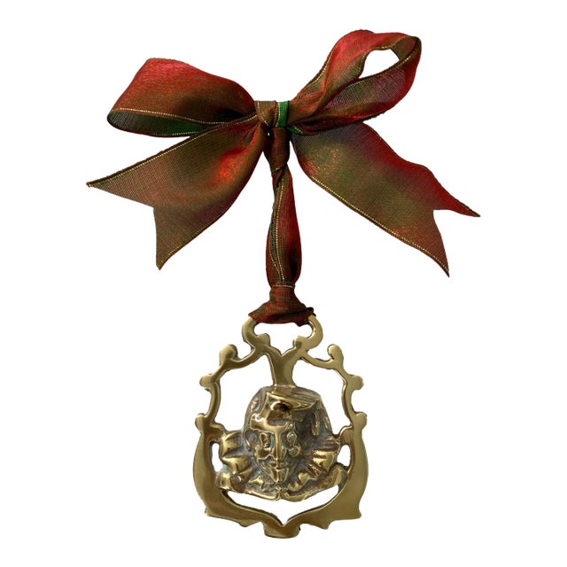 Antique English Horse Brass Ornament For Sale