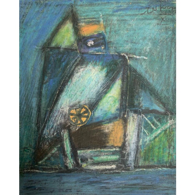 1990s Eugeniusz Tukan-Wolski, L, Mixed Media on Paper For Sale - Image 5 of 5