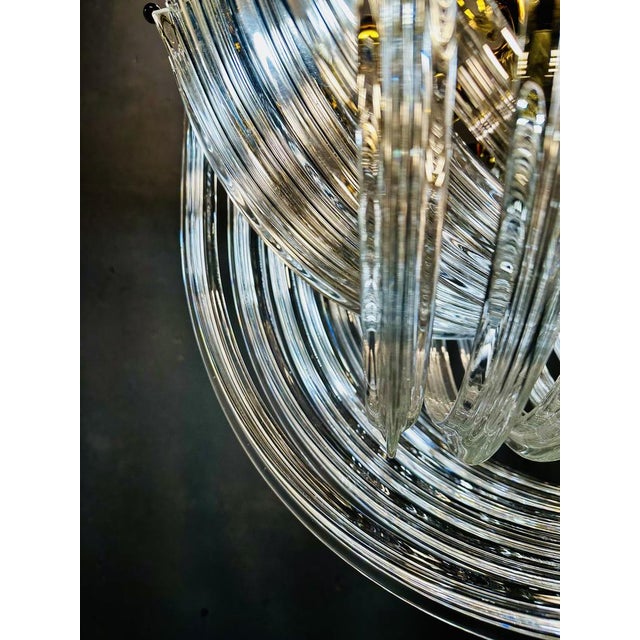 Venini Trilobe Chandelier by Paolo Venini, 1980s For Sale - Image 6 of 10