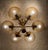 Space Age Golden Sphere Ceiling Lamp, Germany, 1970s For Sale - Image 11 of 13
