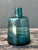 Teal Vintage Small Teal Glass Vase For Sale - Image 8 of 12