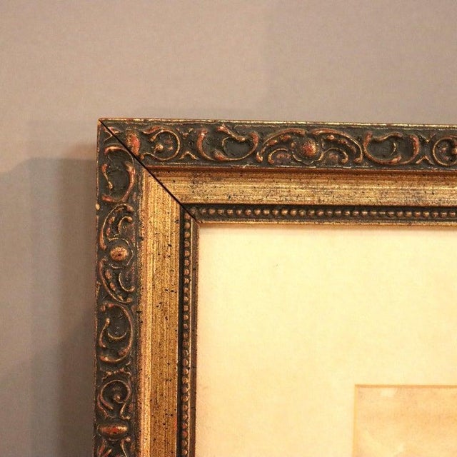 Paper Vintage Surrealist Ink & Watercolor Drawing “A Royal” by A. W. Guenther C1968 For Sale - Image 7 of 11