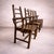 Arts & Crafts Brutalist Oak Dining Chairs by Webber of Croydon, 1960s, Set of 4 For Sale - Image 3 of 9