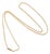 Late 20th-Century 14 Karat Yellow Gold 20" Solid Rope Chain For Sale