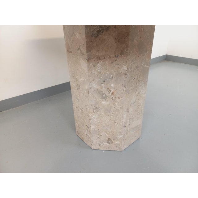 1970s Vintage Octagonal Marble Dining Table, 1970s For Sale - Image 5 of 18