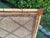 Late 20th Century Vintage Bamboo & Rattan Tack Board With Leather Lattice For Sale - Image 5 of 10