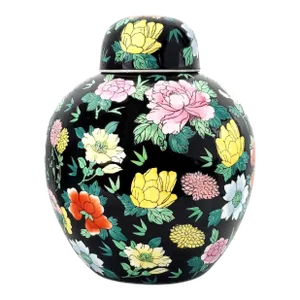 Ginger Jar With Flowers