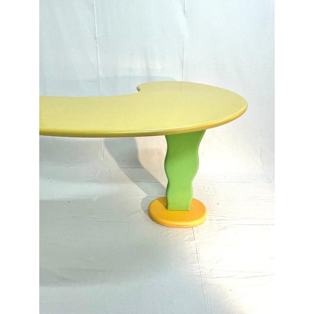 Vintage Sculptural Desk by Laura Fiume, 1980s, in Very Good conditions. Designed 1980 to 1989 I have official proof of...