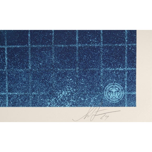 Shepard Fairey, Overloading the Grid, Silkscreen Print For Sale - Image 4 of 6