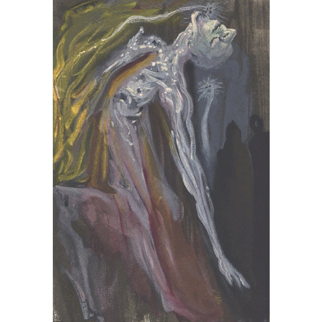 Original engraving from Salvador Dalí’s "The Divine Comedy" published by Editions d’Art Les Heures Claires, Paris, in...