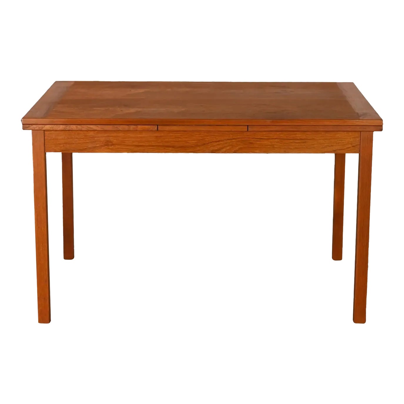 1970’s Scandinavian Modern D Scan Teak Draw Leaf Expanding Dining Table ...