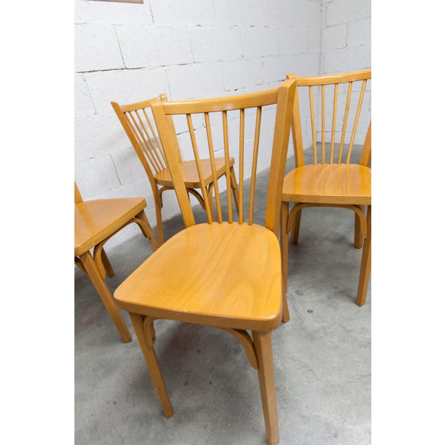 Model 153 Bistro Chairs from Baumann, 1981, Set of 4 For Sale - Image 9 of 18