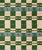 Large remnant of Kit Kemp for Christopher Farr Cloth's Chubby Check woven fabric in Green. A dynamic stripe/check this...