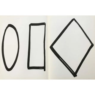 1964 Ellsworth Kelly Original Lithograph Derriere Le Miroir Dm07149d For Sale