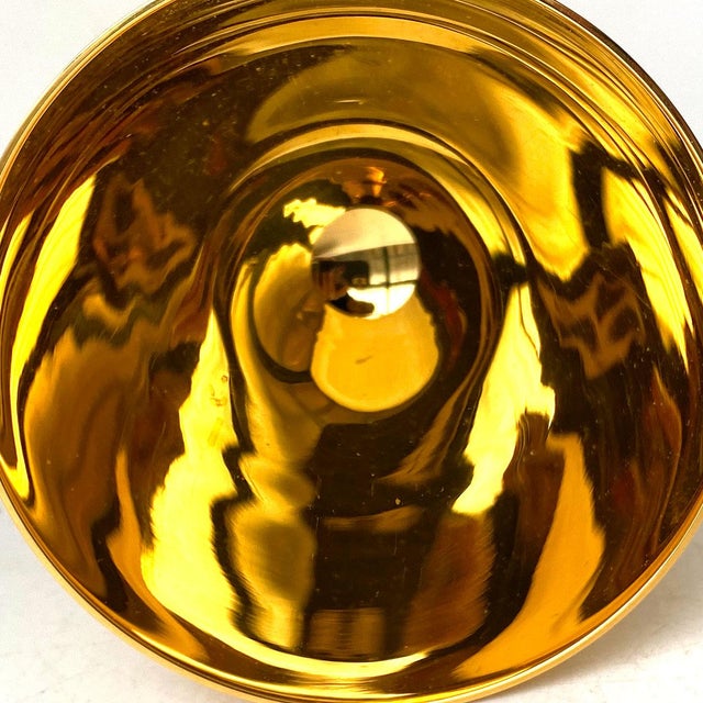 Metal Vintage German Bernd Cassau Paderborn Gilt Sterling Silver Chalice For Sale - Image 7 of 12