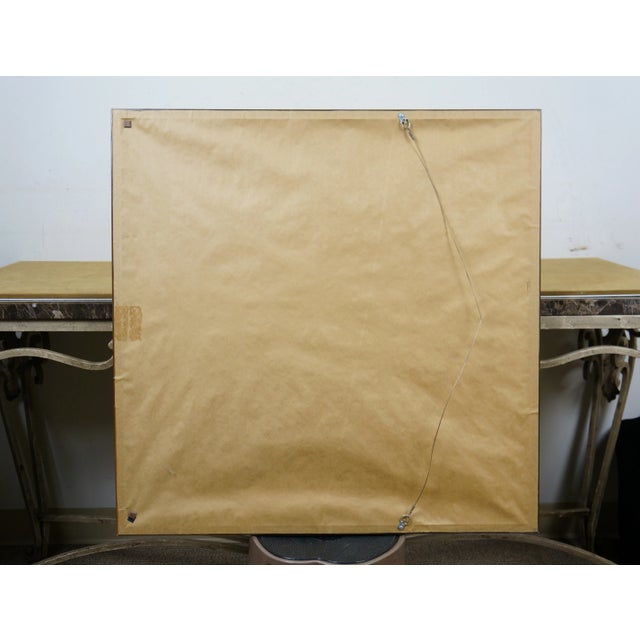 Late 20th Century Ruth Rodman Signed Limited Edition Abstract Moonburt III Serigraph 30" For Sale - Image 11 of 12