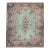 Vintage Oversize Persian Kerman in Floral Pattern in Pale Green, Red, Blue, Pink For Sale
