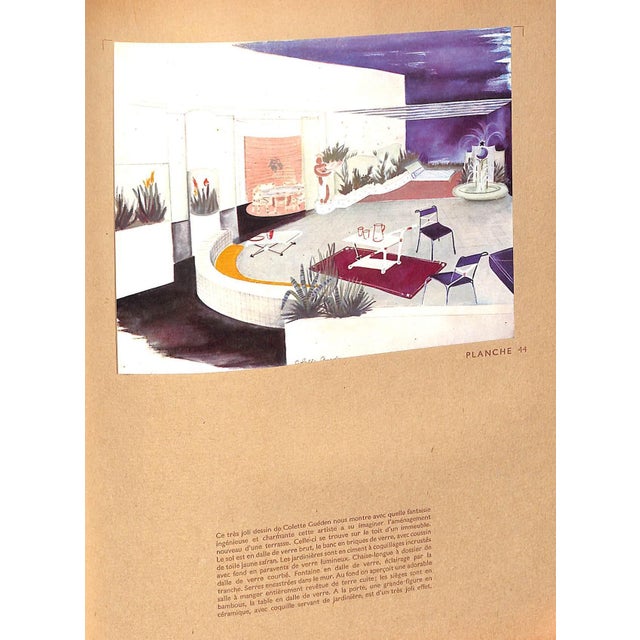 "Meubles Ensembles Decors" 1945 Dufet, Michel For Sale - Image 9 of 12