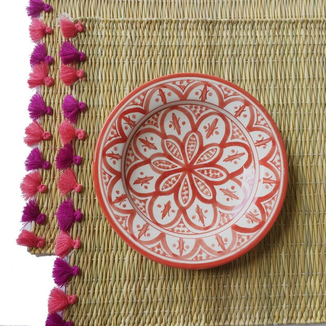 Lola Placemat With Tassel, Set of 2 Baja For Sale - Image 4 of 5