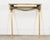 French Napoleon Empire Style Marble Bronzed Wall Console Table For Sale - Image 14 of 16